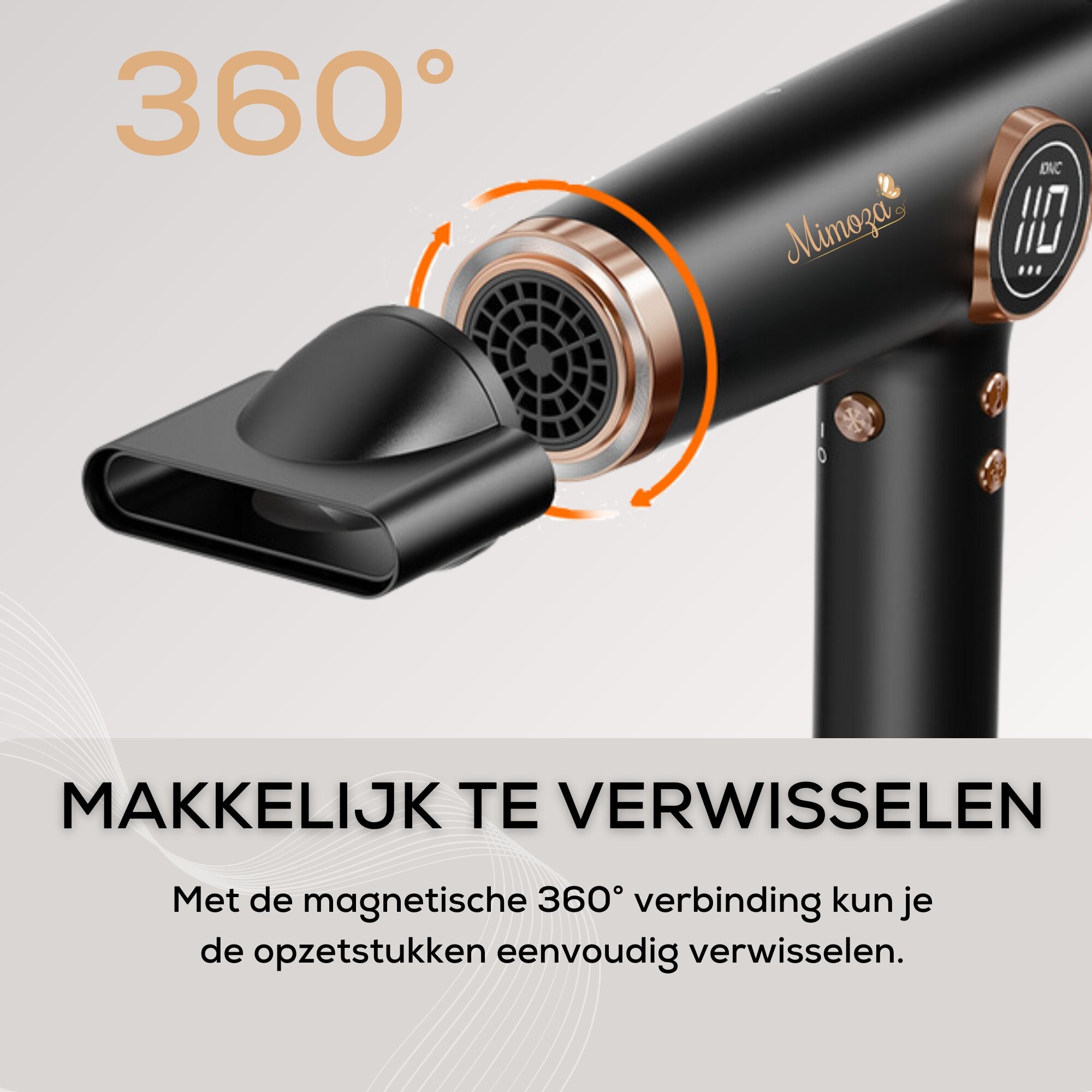 Mimoza Ultra Dynamic Airstyler | Locken und gerade