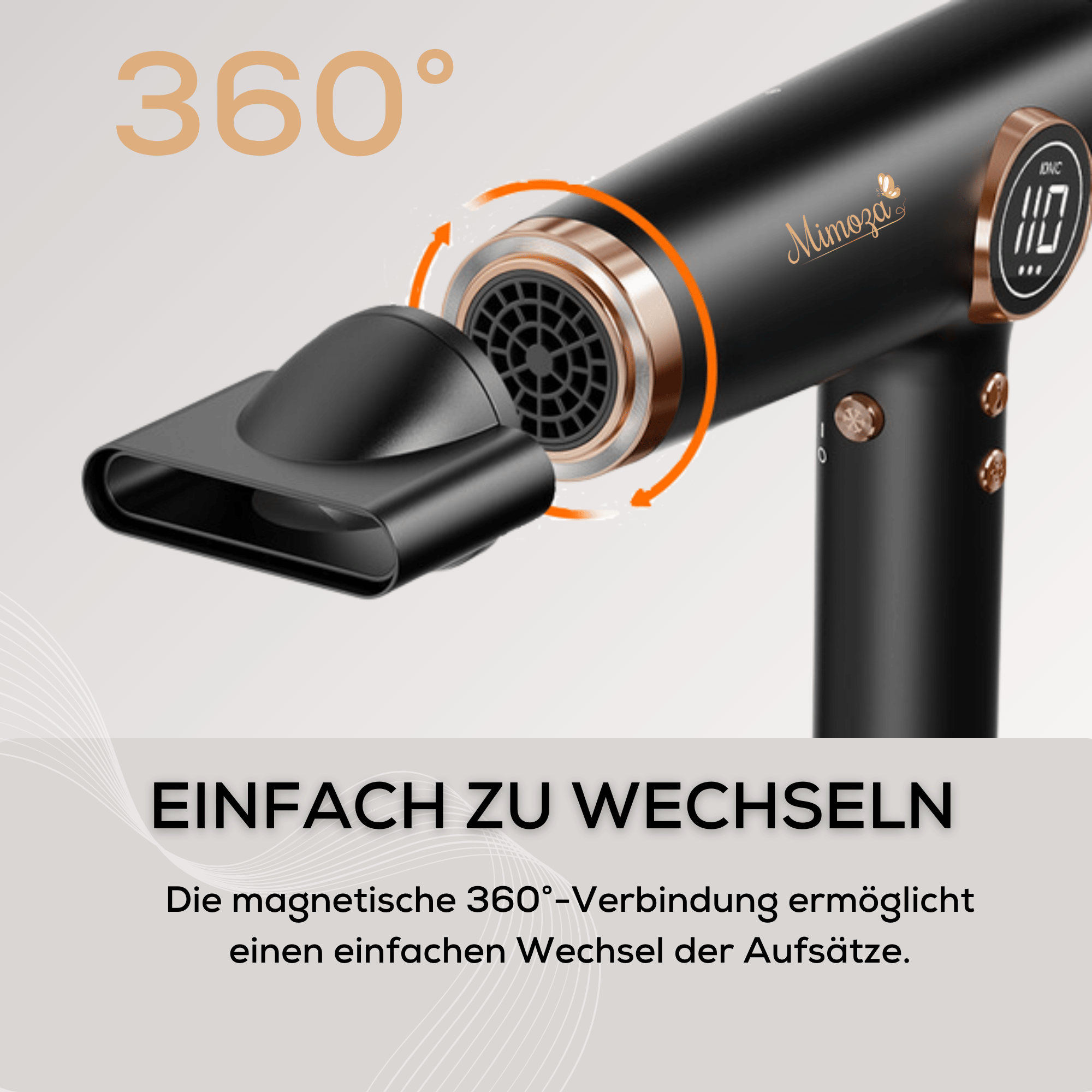 Mimoza Ultra Dynamic Airstyler | Locken und gerade