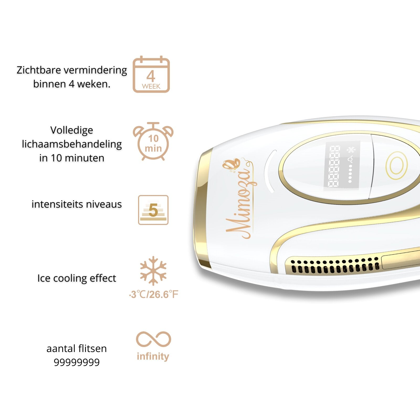 Mimoza Pro IPL-Laser-Haarentfernungsgerät