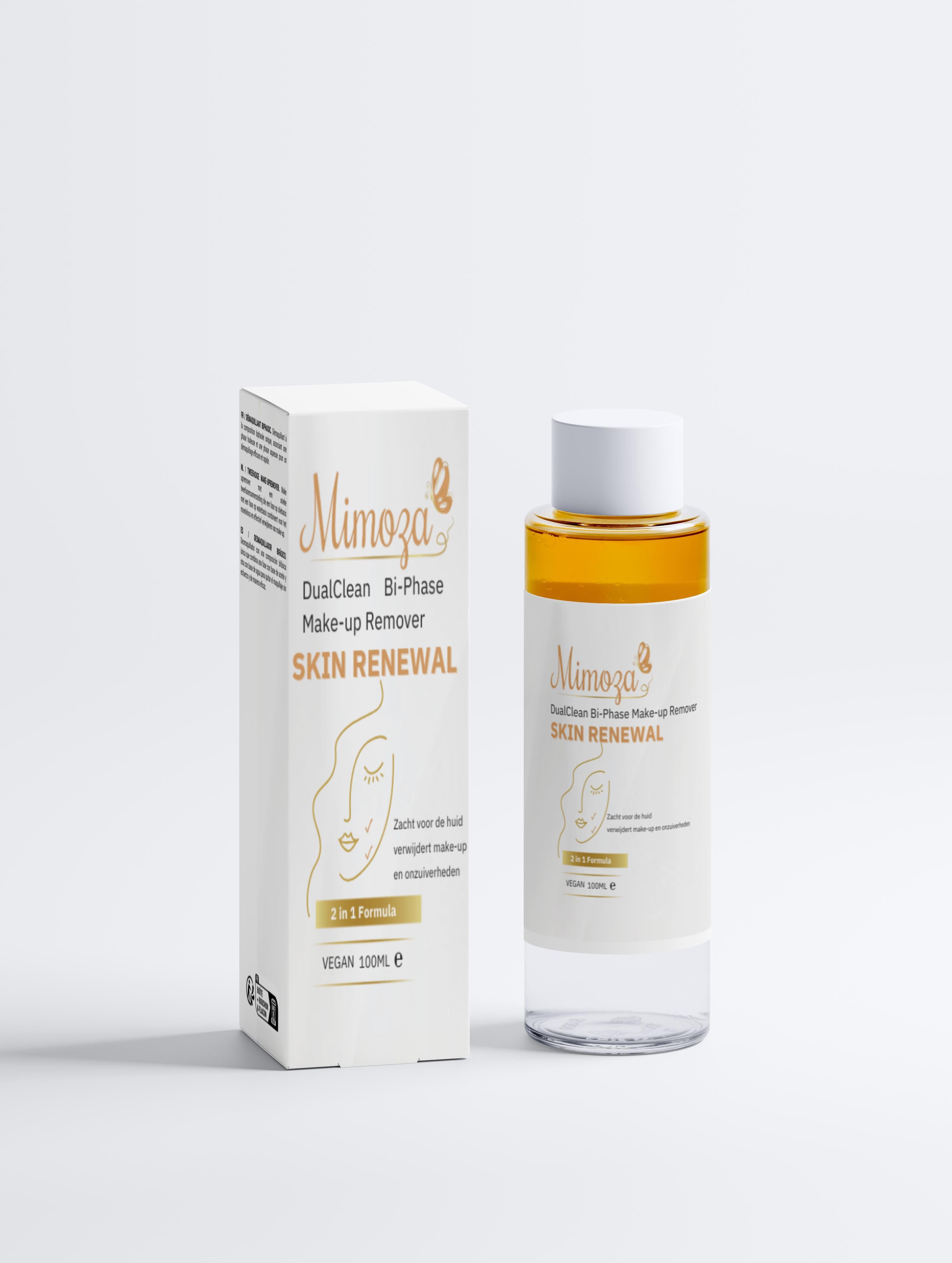 Mimoza DualClean Bi-Phase Make-up Remover - Skin Renewal